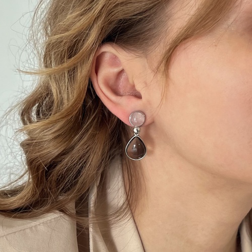 Серьги Possebon Q. Rose, Obs Fume, A0738.7.11 S фото 4